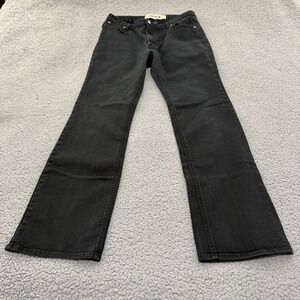 Gap Jeans Womens Size 14L Black Boot Cut Stretch Mid Rise Denim Pants